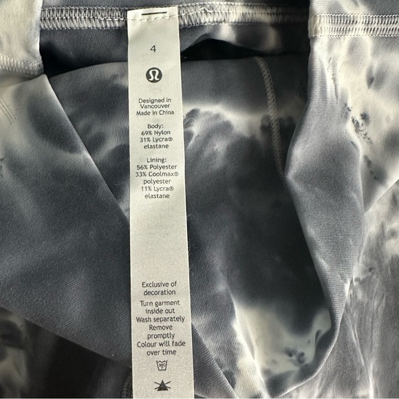 Lululemon Athletica Wunder Under High-Rise Tight 25" *Luxtreme Size 4 Marble Dye - Picture 8 of 17